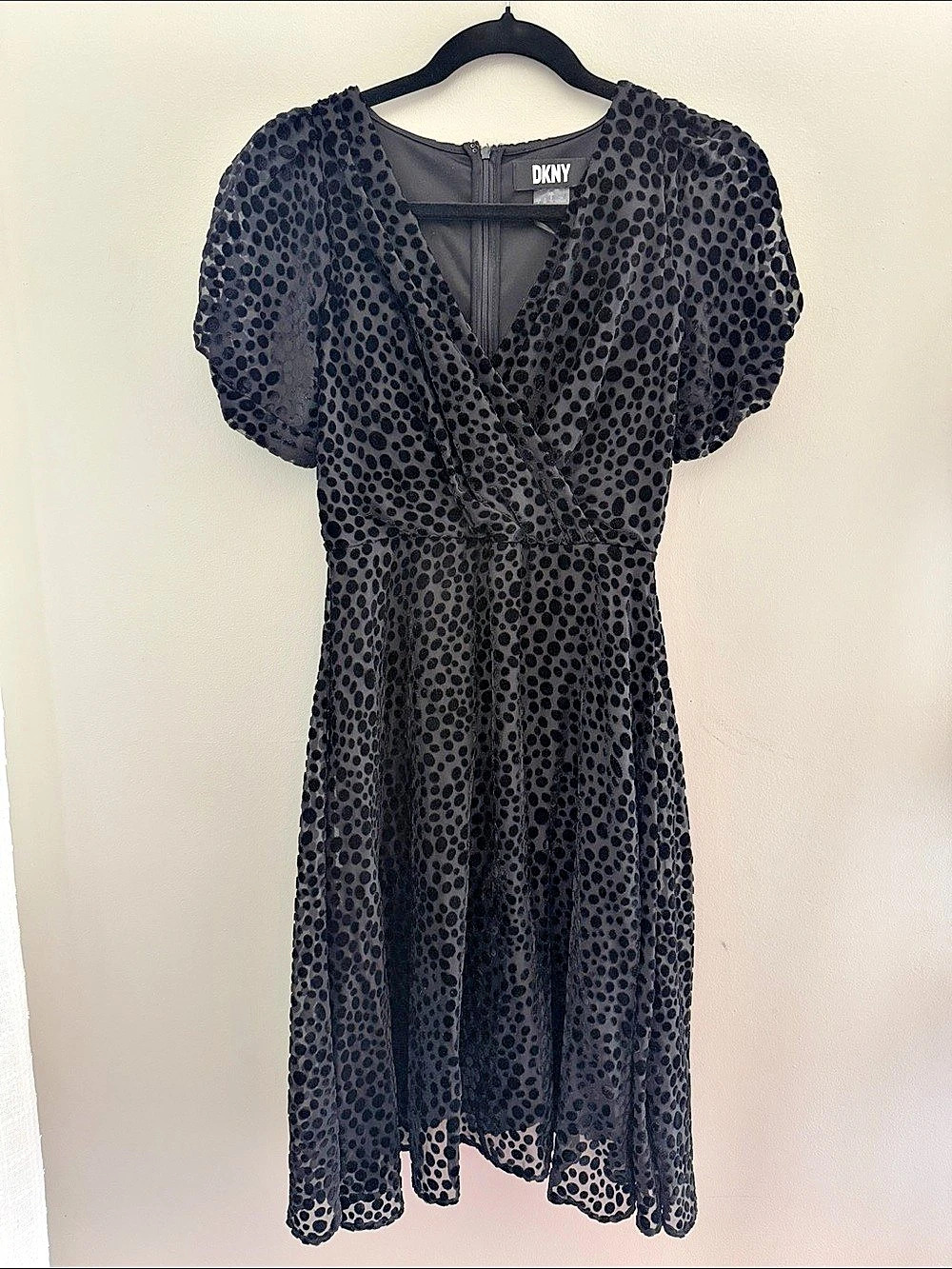 DKNY Animal Print Midi Dress Size 2